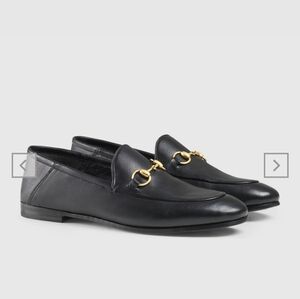 GUCCI BRIXTON Black Leather Horsebit Loafers Gucci 8 Jordaan $1000
